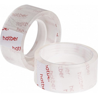 Канцелярская клейкая лента Hatber 043446