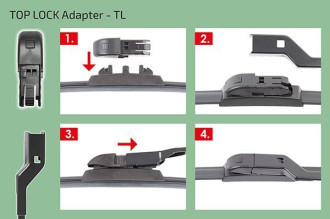 Адаптер для щеток Heyner TOP LOCK