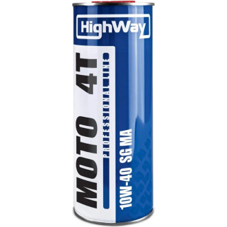Моторное полусинтетическое масло HighWay 4T 10W-40 SG JASO-MA