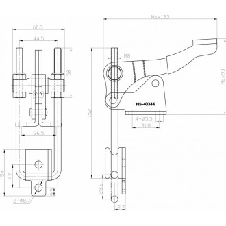 Стягивающий зажим HS CLAMP HS-40344