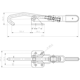 Стягивающий зажим HS CLAMP HS-451