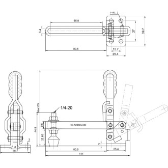 Зажим HS CLAMP HS-12050-U80