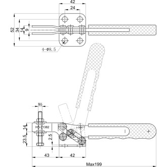 Зажим HS CLAMP HS-21382