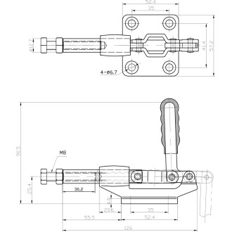 Зажим HS CLAMP HS-305-CM