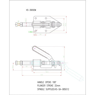 Струбцина HS CLAMP HS-36092-M