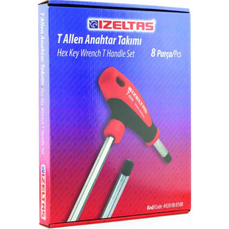 Набор шестигранных т-образных ключей IZELTAS 4920008108