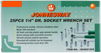 Набор торцевых головок Jonnesway S04H2125S