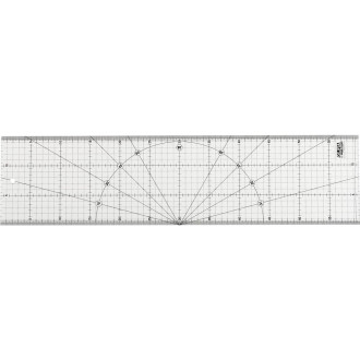 Разметочная метрическая линейка OLFA OL-MQR-15x60