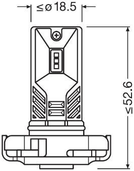 Автолампа Osram 2604CW