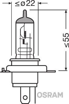 Автолампа Osram 64185