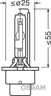 Автолампа Osram 66450