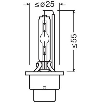 Автолампа Osram 66240-1SCB