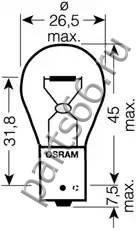 Автолампа Osram 7507DC-02B
