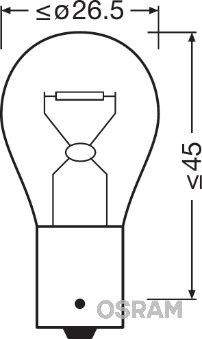 Автолампа Osram 7507LDA-02B