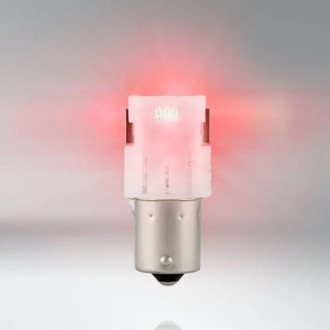 Автолампа Osram P21W BA15s LED RED