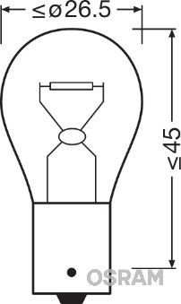 Автолампа Osram 7511-02B