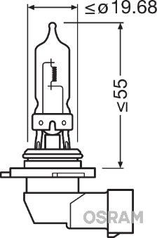 Автолампа Osram 9005NL