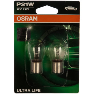 Автолампа Osram P21W BA15s ULTRA LIFE 12V /1/10/50
