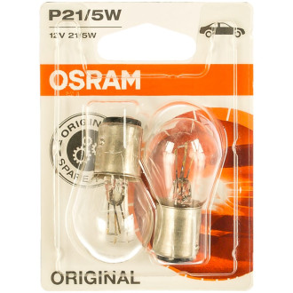 Автолампа Osram P21/5W BAY15d 12V /1/10