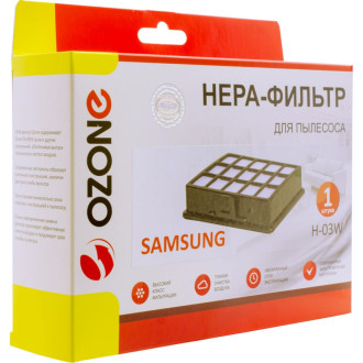 Многоразовый моющийся фильтр hepa для пылесоса SAMSUNG OZONE H-03W