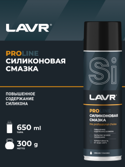 Силиконовая смазка LAVR Ln3501