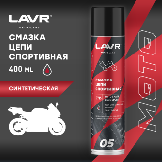 Спортивная смазка цепи LAVR Ln7715