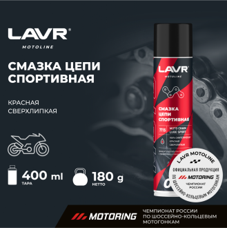 Спортивная смазка цепи LAVR Ln7715