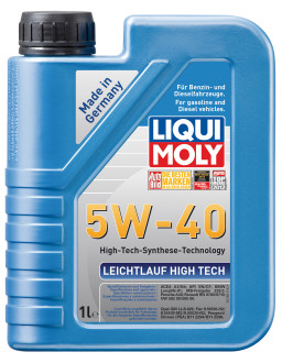 Синтетическое моторное масло LIQUI MOLY Leichtlauf High Tech 5W-40 SN/CF;A3/B4