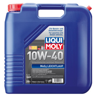 Полусинтетическое моторное масло LIQUI MOLY MoS2 Leichtlauf 10W-40