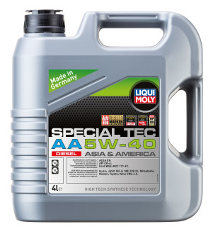 НС-синтетическое моторное масло LIQUI MOLY Special Tec AA Diesel 5W-40