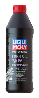 Синтетическое масло для вилок и амортизаторов LIQUI MOLY Motorbike Fork Oil Medium/Light 7,5W