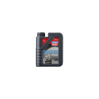 Синтетическое моторное масло 4T для 4-х тактных мотоциклов LIQUI MOLY Motorbike HD Synth Street 20W-50 1л 3816