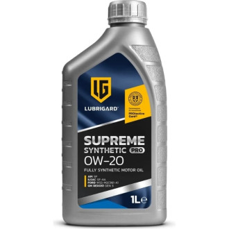Моторное масло LUBRIGARD SUPREME SYNTHETIC PRO 0W-20