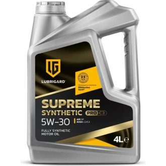 Моторное масло LUBRIGARD SUPREME SYNTHETIC PRO C3 5W-30