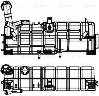 Бачок LUZAR LET 1570