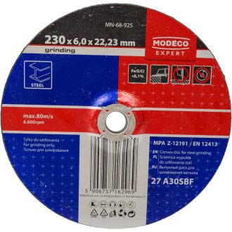 Диск для шлифования металла MODECO MN-68-925