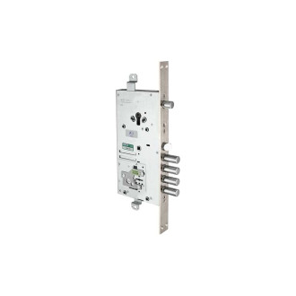 Двухсистемный левый замок врезной Mottura 54.J939M-S MyKey