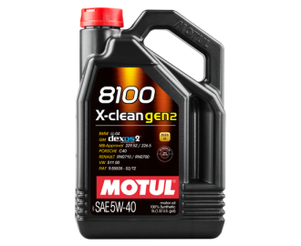 Моторное масло MOTUL 8100 X-clean GEN2 5W40