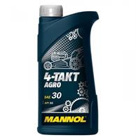 Минеральное моторное масло для садовой техники MANNOL 4-TAKT AGRO SAE 30