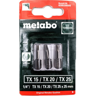 Набор бит Metabo 628539000