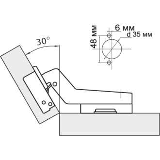 Угловая петля MF 10294v