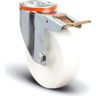 Нейлоновое поворотное колесо MFK-TORG EM04-ZKZ-100-F