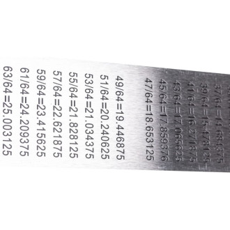 Металлическая измерительная линейка Micron 34313
