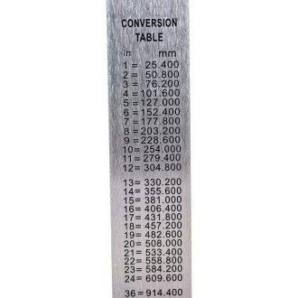 Металлическая измерительная линейка Micron 42158