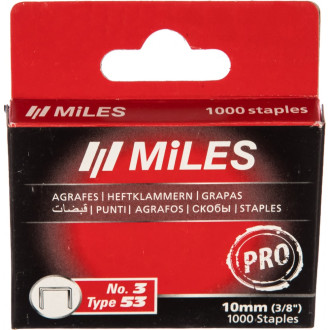 Скобы MILES тип 53 N3-10 мм