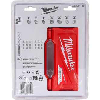 Набор сверл по мультиматериалам Milwaukee 4932471112