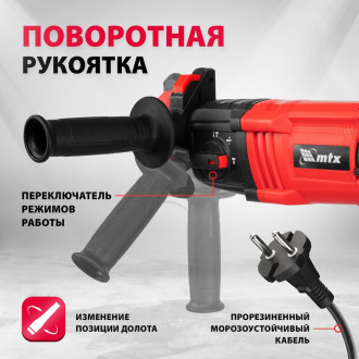 Электрический перфоратор MTX mrh-600-22