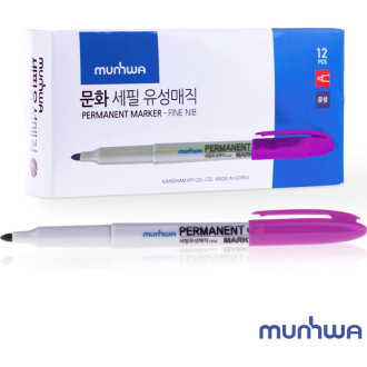Перманентный, пулевидный маркер Munhwa FPM-09