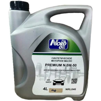 Моторное масло NORD OIL Premium N 5W-50, SN/CF