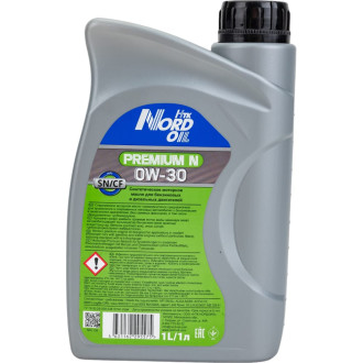 Моторное масло NORD OIL Premium N 0W-30 SN/CF